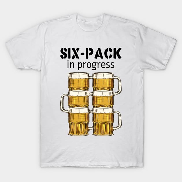 Six-Pack in progress T-Shirt by Sal71